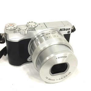 1円 Nikon 1 J5 1 NIKKOR 10-30mm 1:3.5-5.6 VR 18.5mm 1:1.8 10mm 1:2.8 ミラーレス一眼 カメラ レンズ L251326の画像3