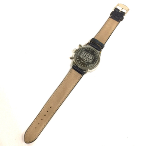 1円 ステファン ヨハンソン 腕時計 H3-IWE ラウンド クロノグラフ 白文字盤 自動巻き メンズ 純正尾錠 稼働の画像7