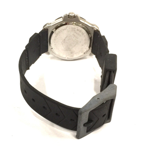1円 タグホイヤー 腕時計 WA1216 Professional 200m ラウンド デイト クォーツ メンズ 黒×黄 純正ベルト TAG Heuerの画像4