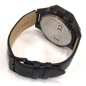 ヴェルサス ヴェルサーチ クロノグラフ クォーツ デイト 腕時計 稼働品 メンズ 純正ベルト ブランド小物 QR035-101の画像5