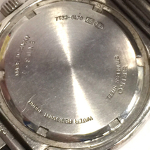 セイコー クロノグラフ デイト クォーツ 腕時計 7T32-6L70 メンズ ブルー文字盤 未稼働品 純正ブレス QR035-99_画像3