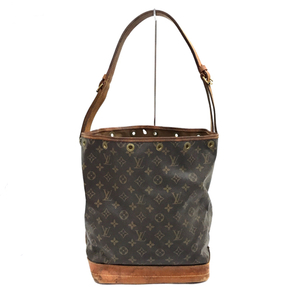 ルイヴィトン M42224 モノグラム ノエ ショルダーバッグ 肩掛け 巾着型 ブラウン系 LOUISVUITTON 現状品 QR035-344