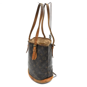 ルイヴィトン M42238 モノグラム プチバケットPM トートバッグ ブランドバッグ ブラウン系 LOUISVUITTON QR035-345の画像3