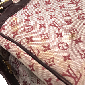 ルイヴィトン M92314 モノグラム ミニ ジョセフィーヌPM ハンドバッグ レディース ボルドー系 LOUISVUITTON QR035-340の画像6