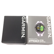 1円 美品 GARMIN Approach S70 GPSゴルフナビ ゴルフウォッチ 42mm 通電確認済み ガーミン アプローチ_画像10