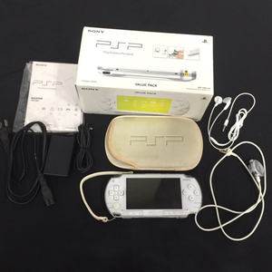 SONY PSP-1000 PSP 本体 ホワイト 動作確認済 付属品有り QG035-94