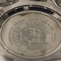 シチズン プロマスター エコドライブ アナデジ 腕時計 未稼働品 メンズ ブラック文字盤 未稼働品 CITIZEN QR035-139_画像3