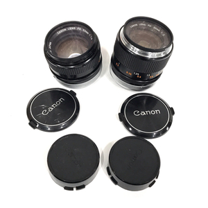1円 Canon LENS FD 35mm 1:2/Canon LENS FD 50mm 1:1.4 S.S.C. カメラ レンズ まとめ セット
