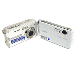 OLYMPUS FE-150 5.0 MEGAPIXEL/SONY DSC-T11 Cyber- Shot カメラ デジカメ まとめ セット 計2点
