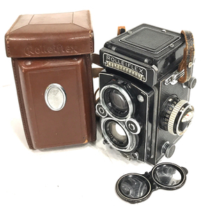 1円 ROLLEIFLEX Planar 1:3.5 75mm 二眼レフ マニュアルフォーカス フィルムカメラ 光学機器 A11144