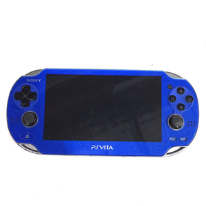 SONY ソニー PCH-1000 PSVITA PlayStation Vita サファイアブルー ゲーム機 本体 通電動作未確認