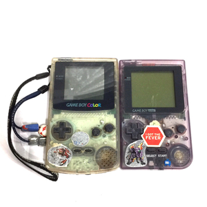 任天堂 Game Boy Pocket MGB-001/GAME BOY COLOR CGB-001 ゲーム機 本体 まとめ セット QR035-20