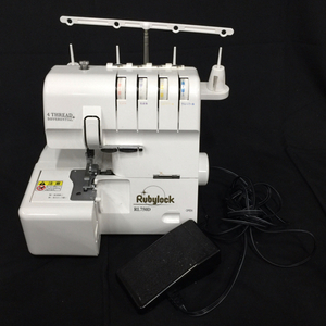 1 jpy TOYO RL750D Rubylock ruby lock overlock sewing machine handcraft electrification operation verification settled 