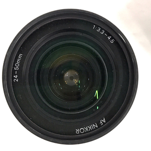 1円 Nikon AF MICRO NIKKOR 105mm 1:2.8 AF NIKKOR 24-50mm 1:3.3-4.5 カメラレンズ 2本セットの画像2
