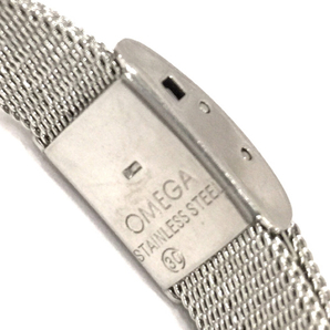 オメガ ジュネーブ デイト 自動巻 オートマチック 腕時計 メンズ シルバーカラー文字盤 稼働品 純正ブレス OMEGAの画像5