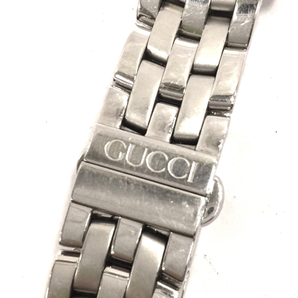 グッチ デイト クォーツ 腕時計 ブラック文字盤 未稼働品 ファッション小物 レディース 純正ブレス GUCCIの画像5
