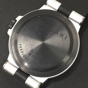 ブルガリ アルミニウム 自動巻 オートマチック 腕時計 メンズ シルバーカラー文字盤 稼働品 ファッション小物の画像2