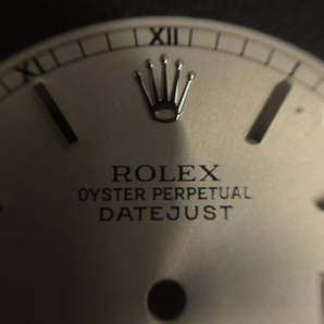 ロレックス 腕時計用 文字盤 オイスターパーペチュアル デイトジャスト ローマン SVカラー パーツ 部品 ROLEXの画像3