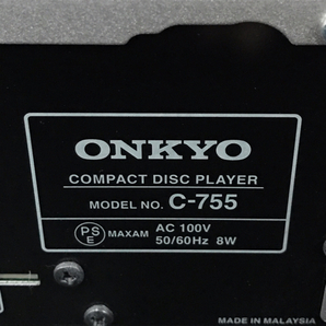 ONKYO C-755 CDプレーヤー 動作確認済 オンキヨー オーディオ機器の画像7