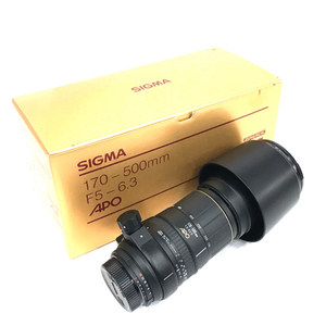 SIGMA 170-500mm 1:5-6.3 D APO カメラレンズ Fマウント オートフォーカス