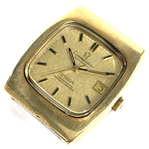 オメガ コンステレーション デイト 自動巻 オートマチック 腕時計 フェイスのみ ゴールドカラー 稼働品 OMEGA