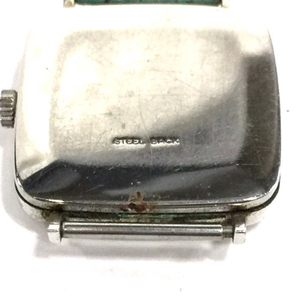 1円 オメガ 腕時計 フェイス ジュネーブ Geneve スクエア ローマン シルバーカラー金具 手巻き メンズ OMEGAの画像7