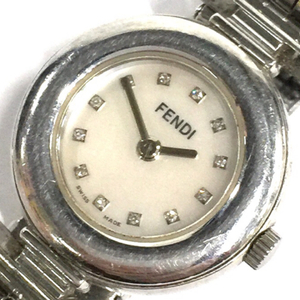 フェンディ シェル文字盤 クォーツ 腕時計 レディース 未稼働品 社外ブレス ファッション小物 FENDI