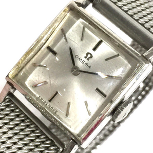 オメガ 手巻き 機械式 腕時計 レディース シルバーカラー 純正ブレス ファッション小物 不動品 OMEGAの画像1
