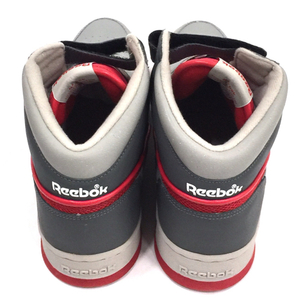 リーボック サイズ28㎝ エイリアン スタンパー ハイカット スニーカー 4-91704 メンズ グレー系 Reebok 保存箱付の画像4