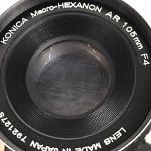 PENTAX MX KONICA Macro-HEXANON AR 105mm F4 一眼レフ フィルムカメラ QR035-5_画像6