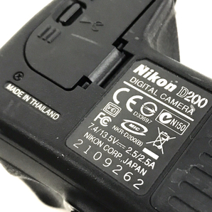 1円 Nikon D200/D300 ニコン デジタル一眼レフ カメラ 本体 まとめ セット 計2点 動作未確認の画像4