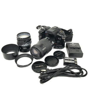 KONICA MINOLTA a-7 DIGITAL AF ZOOM 28-105mm 1:3.5(22)-4.5 含む デジタル一眼 カメラ レンズ セット