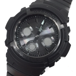 カシオ Gショック マルチバンド6 タフソーラー 腕時計 AWG-M100SBB ブラック 未稼働品 保存箱付き CASIO