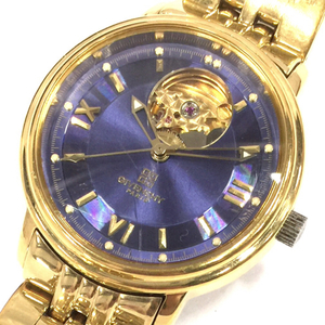 ジバンシィ 自動巻 オートマチック 腕時計 Ref.5894 稼働品 裏スケルトン 付属品あり ファッション小物 GIVENCHY