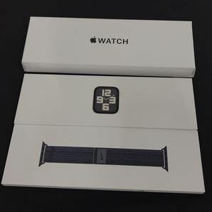 1円 新品同様・未開封 Apple Watch SE 第2世代 40mm GPSモデル MRTQ3J/A A2722 スターライト スマートウォッチ 本体の画像1