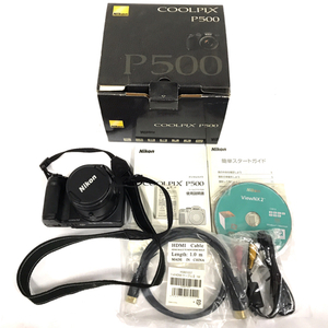 Nikon COOLPIX P500 4.0-144mm 1:3.4-5.7 コンパクトデジタルカメラ 光学機器 QR041-19