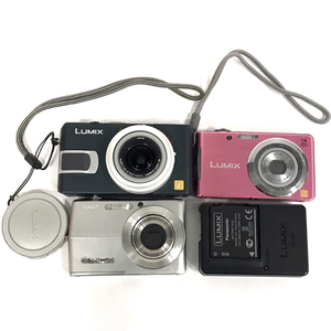 1円 Panasonic LUMIX DMC-FH2 DMC-LX1 EX-Z500 コンパクトデジタルカメラ 3点まとめセット