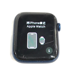 1円 Apple Watch Series6 44mm GPSモデル M00J3J/A A2292 ブルー スマートウォッチ 本体の画像2