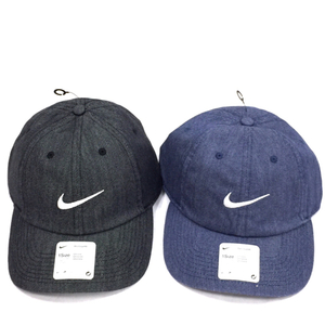  as good as new Nike Denim cap black black Nike Logo ONE SIZE 57~59cm other total 2 point summarize set 