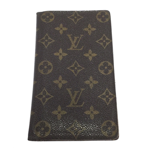 送料360円 ルイヴィトン モノグラム 二つ折り 札入れ ロングウォレット コインケース無し LOUIS VUITTON 同梱NG