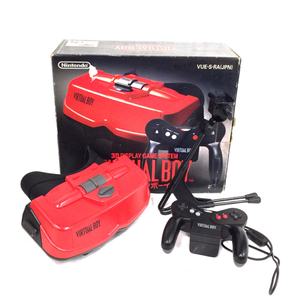 任天堂 Nintendo VIRTUAL BOY 3D DISPLAY GAME SYSTEM ゲーム機 通電動作確認済 QR032-230