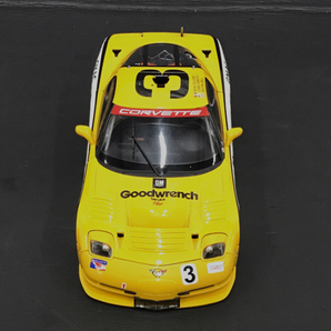 オートアート 1/18 コルベット Corvette C5-R ミニカー モデルカー 模型 イエロー ホビーおもちゃ QG041-27の画像5