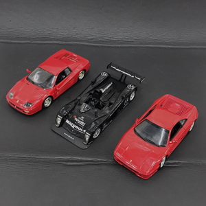 ホットウィール 1/18 フェラーリ F355 他 ミニカー モデルカー 模型CADILLAC NORTHSTAR LMP GMTM 等 計3点 QG041-10