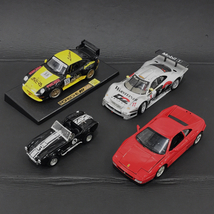 Bburago 1/18 フェラーリ 348tb 1989 レッド 他 Maisto 1/18 Mercedes CLK-GTR 等 1/24 含む 計4点 QG041-26_画像1