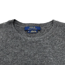 ポロラルフローレン 長袖 ニットワンピース カシミヤ混 サイズ XS 155/80A グレー レディース POLO Ralph Lauren_画像3