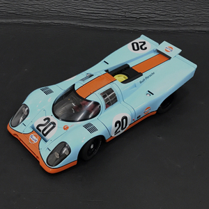 オートアート 1/18スケール Porsche ポルシェ 917K ミニカー 玩具 ホビー ブルー×白×黒×オレンジ系 AUTOart QG041-6