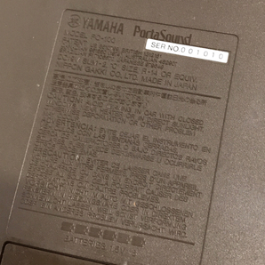 YAMAHA PC-100 PortaSound キーボード 鍵盤楽器 ケース付属 QX041-20の画像7