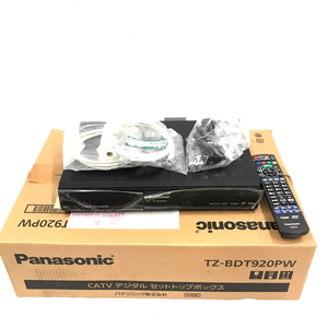 Panasonic TZ-BDT920PW CATV セットトップボックス 通電確認済み リモコン付き