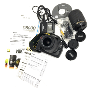 1円 Nikon D5000 AF-S NIKKOR 18-55mm 1:3.5-5.6G デジタル一眼レフ デジタルカメラ