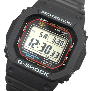 新品同様 カシオ 電波 腕時計 G-SHOCK GW-M5610U-1JF デジタル MULTI BAND 6 タフソーラー メンズ 稼働 付属有